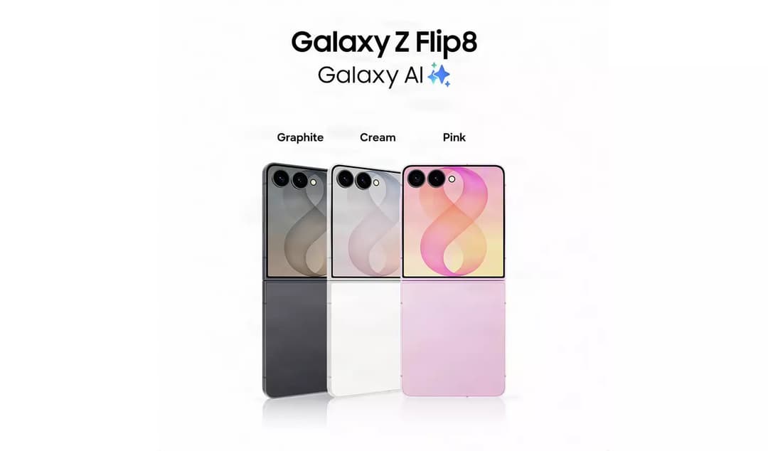 Samsung Galaxy Z Flip8 5G 512GB 12GB RAM Dual SIM Smartphone - Pink - Image 3