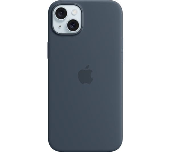 Apple iPhone 15 Plus Silicone Case with MagSafe - Storm Blue - Image 1