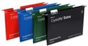 Rexel Crystalfile Extra Foolscap Suspension File 15mm Black (25) thumbnail 2