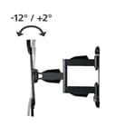 Hama TV Wall Bracket, Swivel, Tilt, Pull-out, 191 cm (75") up to 45 kg thumbnail 3