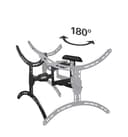 Hama TV Wall Bracket, Swivel, Tilt, Pull-out, 191 cm (75") up to 45 kg thumbnail 4