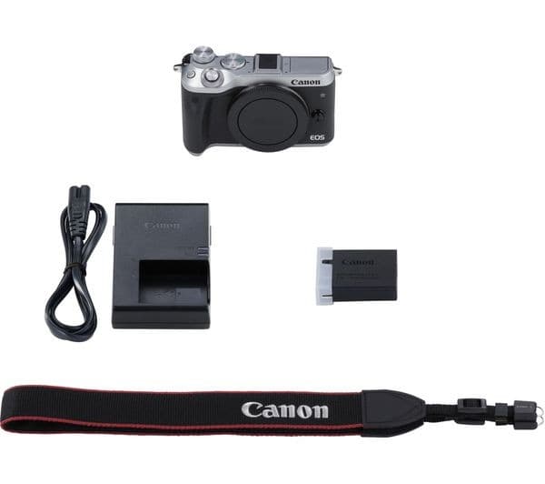 Canon EOS M6 Mirrorless Camera Body Only - Silver - Image 3