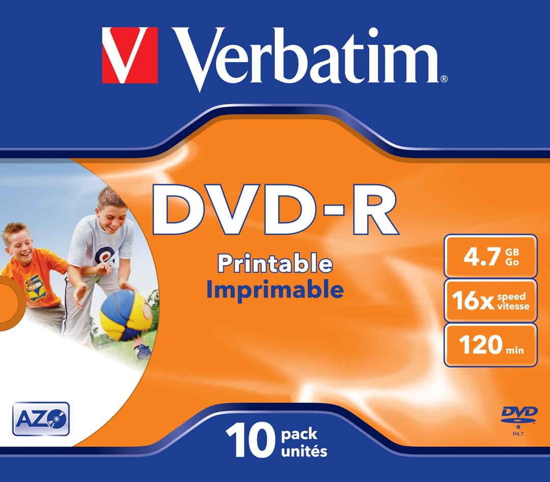 Verbatim 43521 blank DVD 4.7 GB DVD-R 10 pc(s) - Image 2