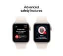 Apple Watch SE 3 Smartwatch 40mm Starlight Aluminium Starlight Sport Band S/M thumbnail 4