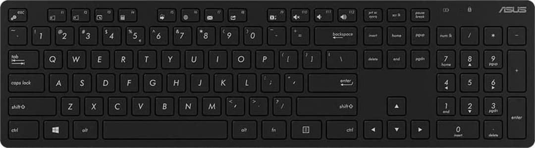 ASUS W5000 Wireless Keyboard And Mouse Set - Black - Image 2