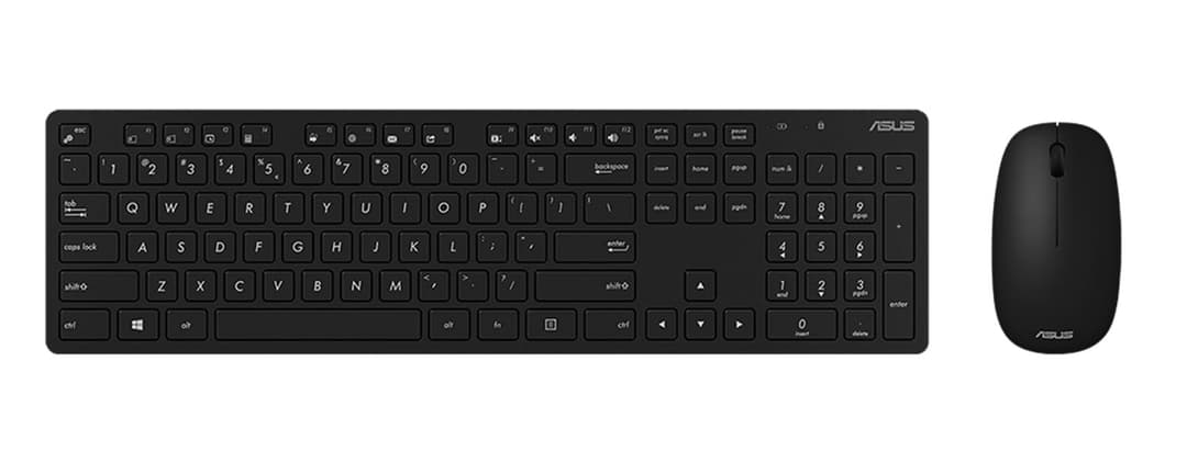 ASUS W5000 Wireless Keyboard And Mouse Set - Black - Image 4