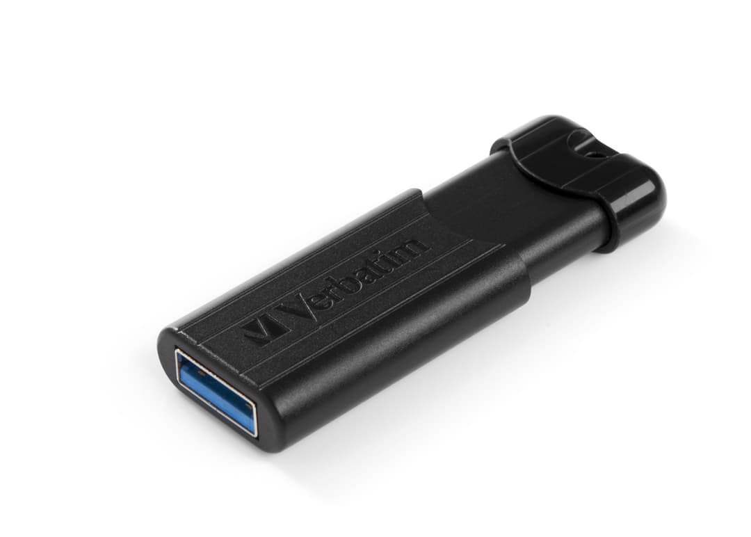 Verbatim PinStripe 3.0 - USB 3.0 Drive 64 GB  - Black - Image 1