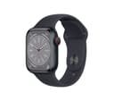 APPLE Watch Series 8 Cellular - Midnight with Midnight Sports Band, 41 mm thumbnail 1