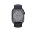 APPLE Watch Series 8 Cellular - Midnight with Midnight Sports Band, 41 mm thumbnail 2