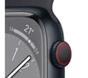 APPLE Watch Series 8 Cellular - Midnight with Midnight Sports Band, 41 mm thumbnail 3