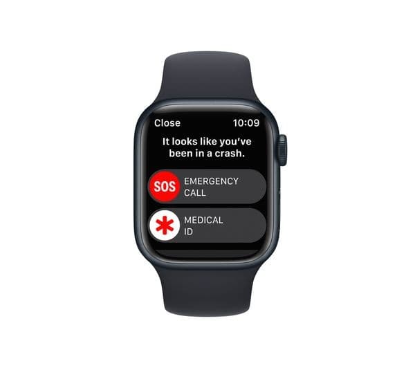 APPLE Watch Series 8 Cellular - Midnight with Midnight Sports Band, 41 mm - Image 6