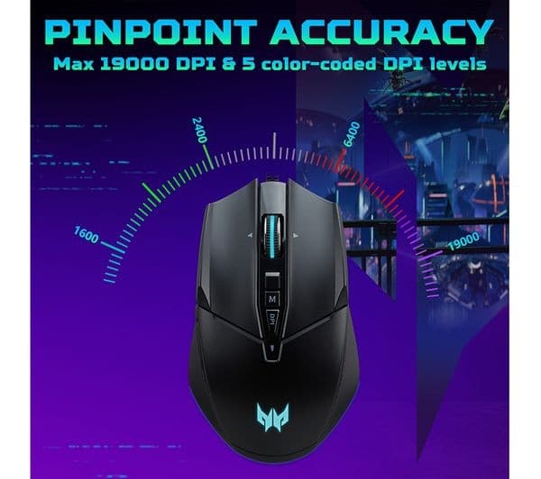 Acer Predator Cestus 335 Gaming Mouse Black - Image 2