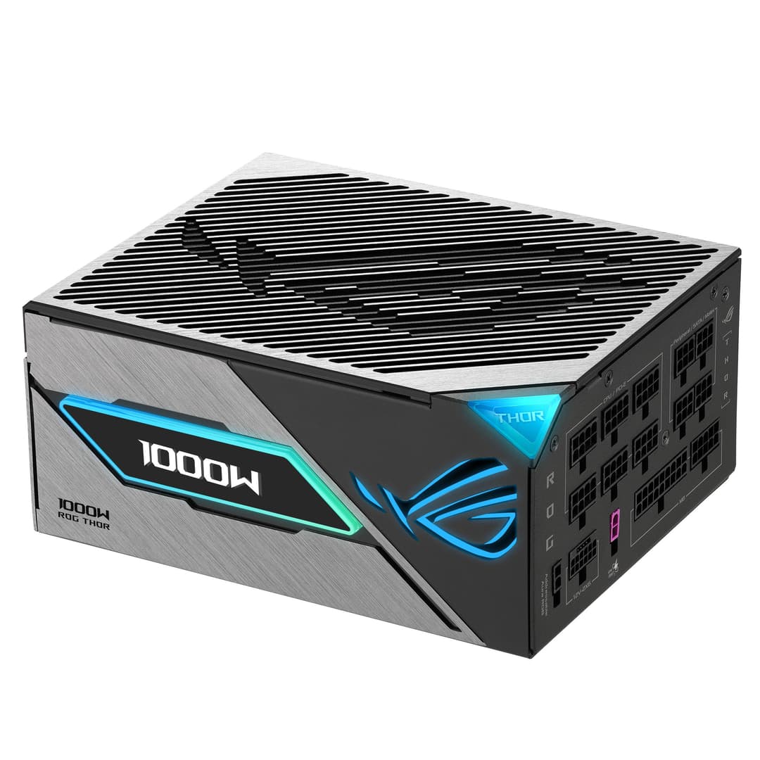 ASUS ROG Thor EQ 1000W Platinum III ATX 3.1 80 PLUS Platinum Fully Modular PSU - Black - Image 1