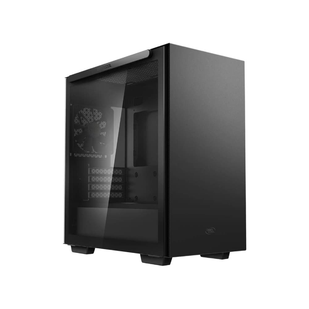 DeepCool MACUBE 110 Micro ATX Gaming PC Case with 1 x Fan - Black - Image 1