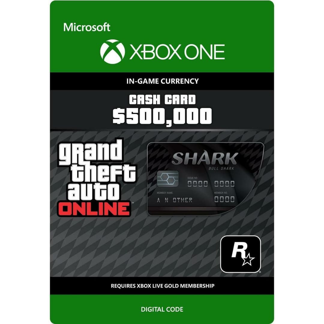 GTA 5 Bull Shark Cash Card Xbox One Digital Download - Image 1