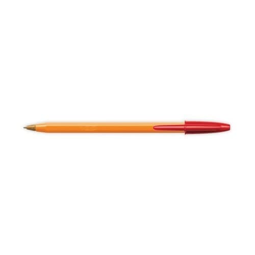 BIC Orange Fine Ballpoint Pen (Pack of 20) - Red - Image 2