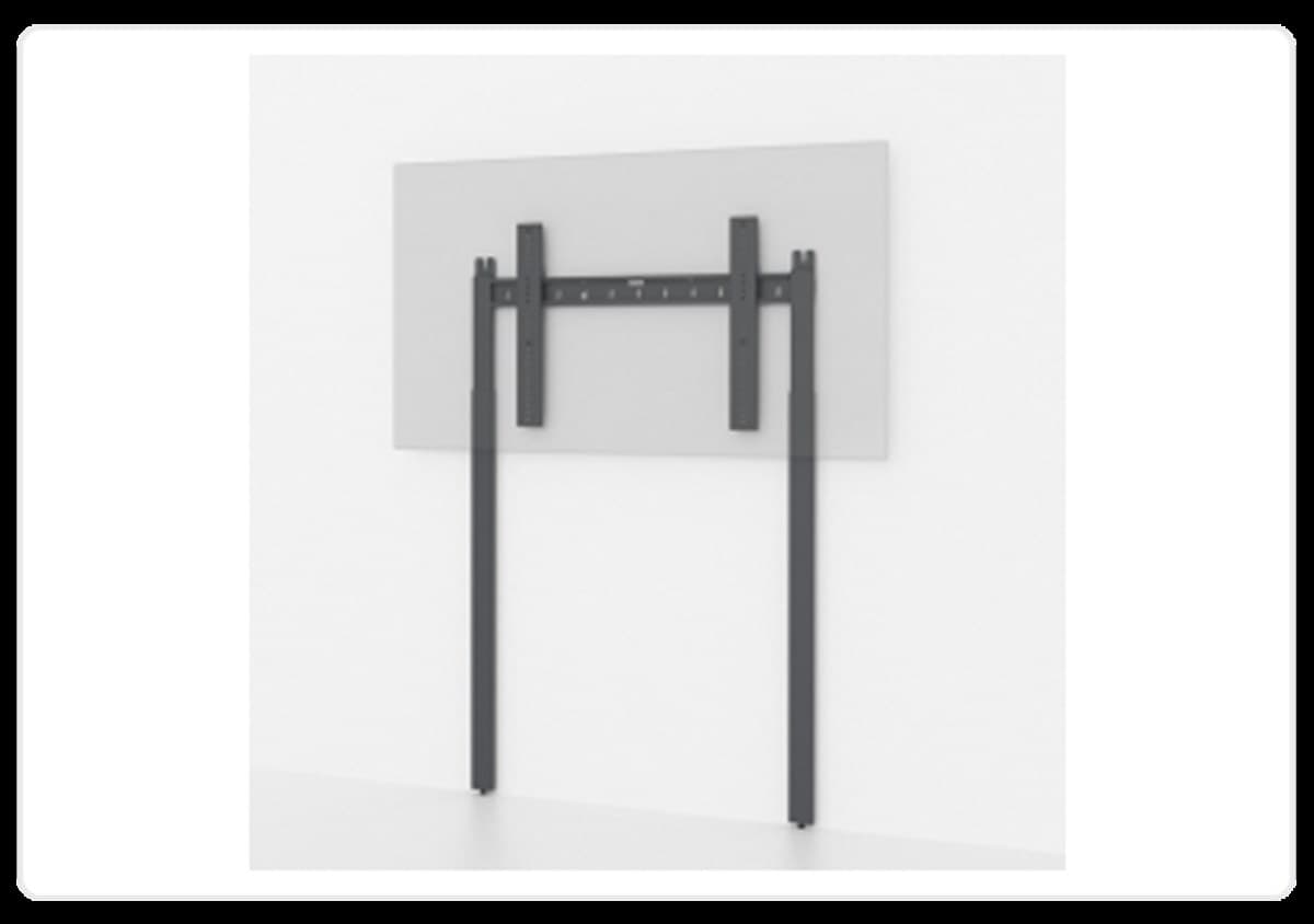 Heckler Design Wall Mount for Display Video Conference Equipment Black Gray