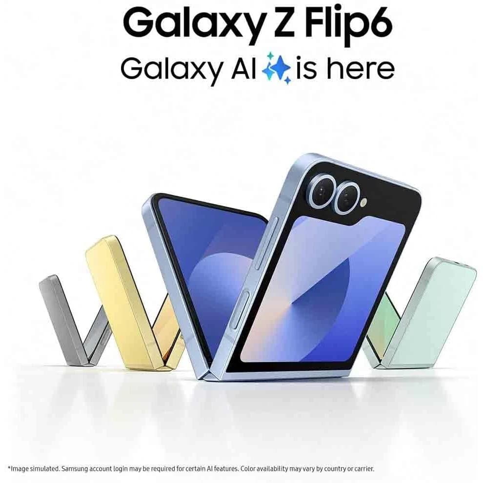 Samsung Galaxy Z Flip6 5G AI Smartphone 256GB - Blue - Image 4