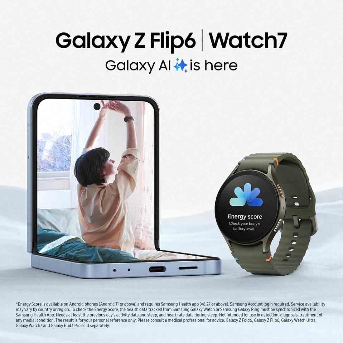 Samsung Galaxy Z Flip6 5G AI Smartphone 256GB - Blue - Image 9