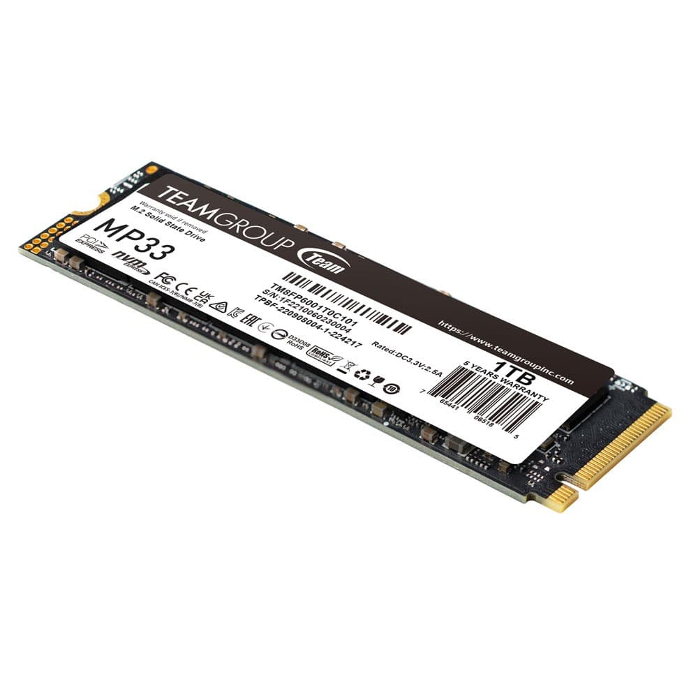 Team Group MP33 1TB M.2 2280 NVMe PCIe 3.0 Internal SSD - Image 3