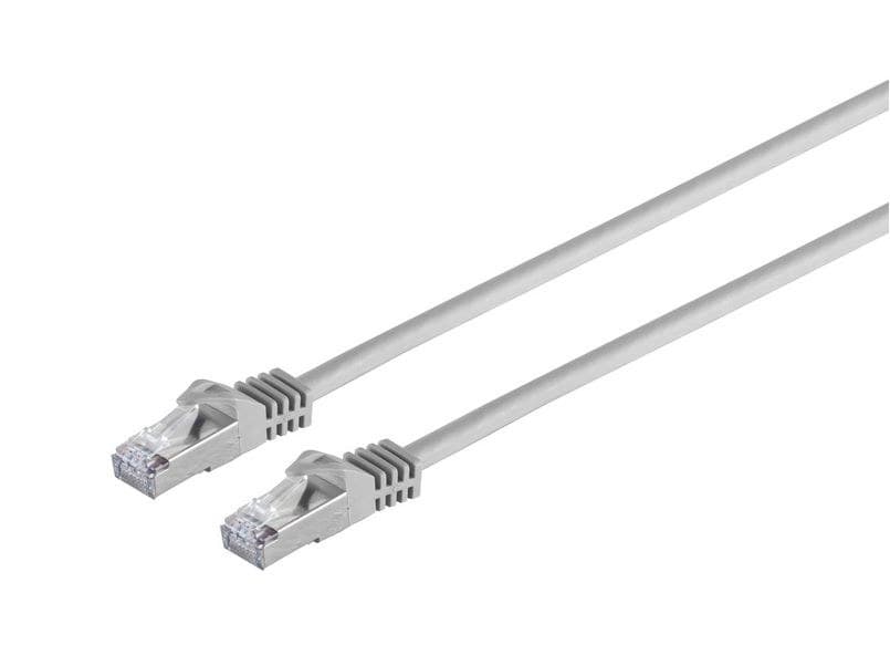 MicroConnect CAT7 S/FTP Network Cable 0.25m - Grey - Image 1