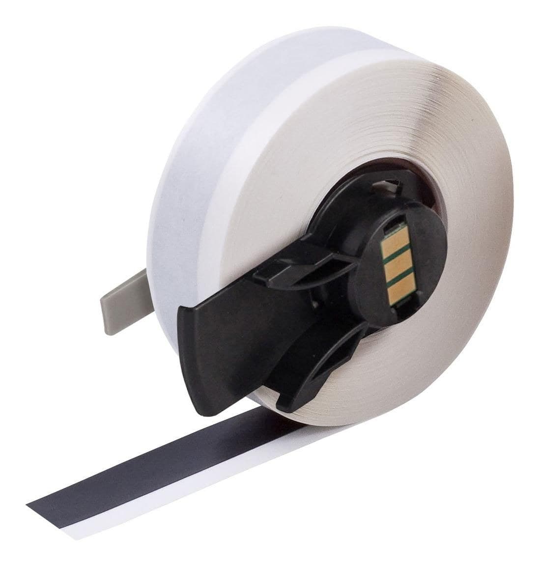 Brady M6C-500-439-BK Multi-Purpose Vinyl Continuous Label Tape 12.7mm x 15m Black for M610/M611/BMP61/M710/BMP71