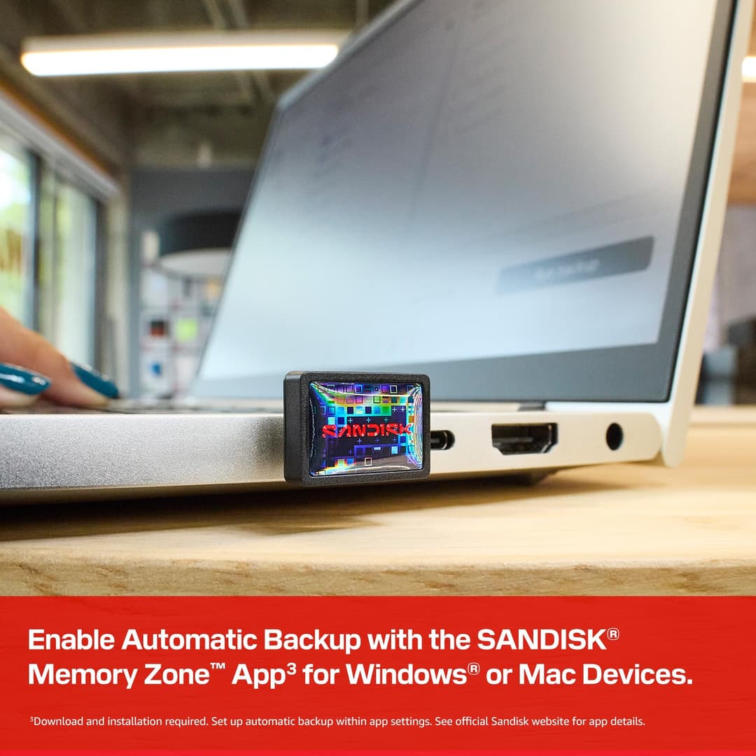SANDISK Extreme Fit USB-C Flash Drive - Black - Image 6