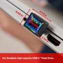 SANDISK Extreme Fit USB-C Flash Drive - Black thumbnail 7