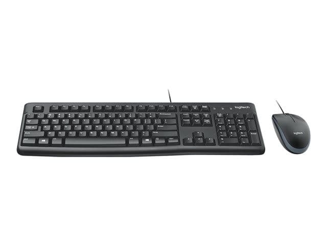 Logitech MK120 Keyboard & Mouse Set Black - Image 1