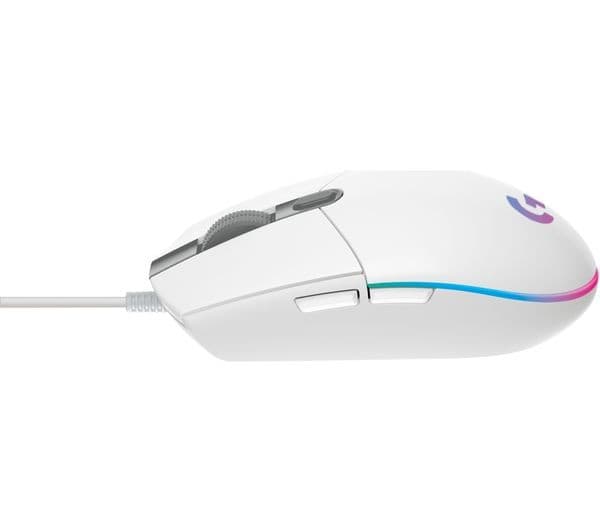 Logitech G203 Lightsync Mouse White - Image 2