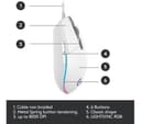 Logitech G203 Lightsync Mouse White thumbnail 9