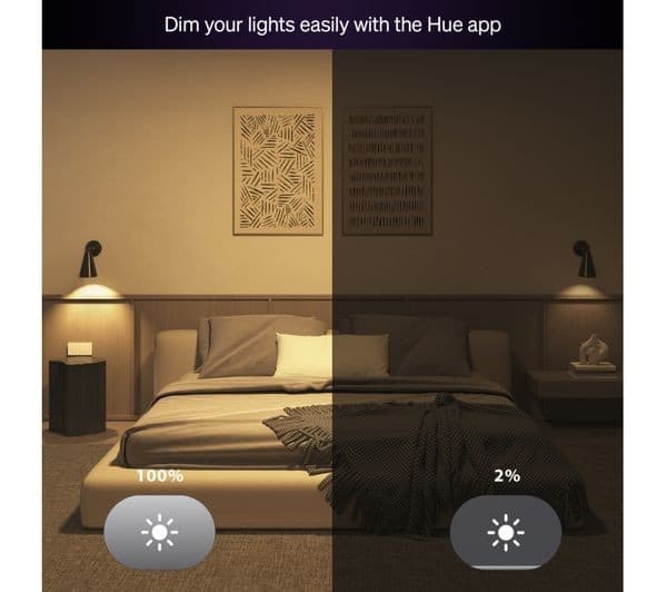 Philips Hue Essential Colour GU10 Smart Bulb - Image 2