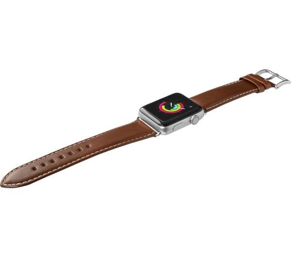 LAUT Apple Watch 42 / 44 mm Oxford Leather Loop Strap - Tobacco, Small - Image 1
