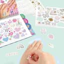 Make It Real Bejeweled Cosmetic Activity Book - 881 Piece Nail Art & Temporary Tattoo Set, Ages 8+ thumbnail 5