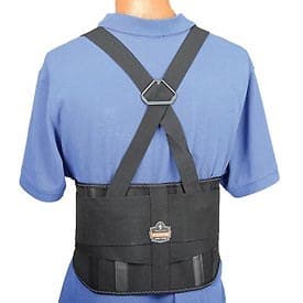 Ergodyne 11103 ProFlex 1600 Standard Elastic Back Support  Black - Medium - Image 2