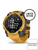 Garmin Instinct 3 45mm Solar Rugged GPS Smartwatch with LED Flashlight - Sunburst/Grey thumbnail 1