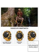 Garmin Instinct 3 45mm Solar Rugged GPS Smartwatch with LED Flashlight - Sunburst/Grey thumbnail 2