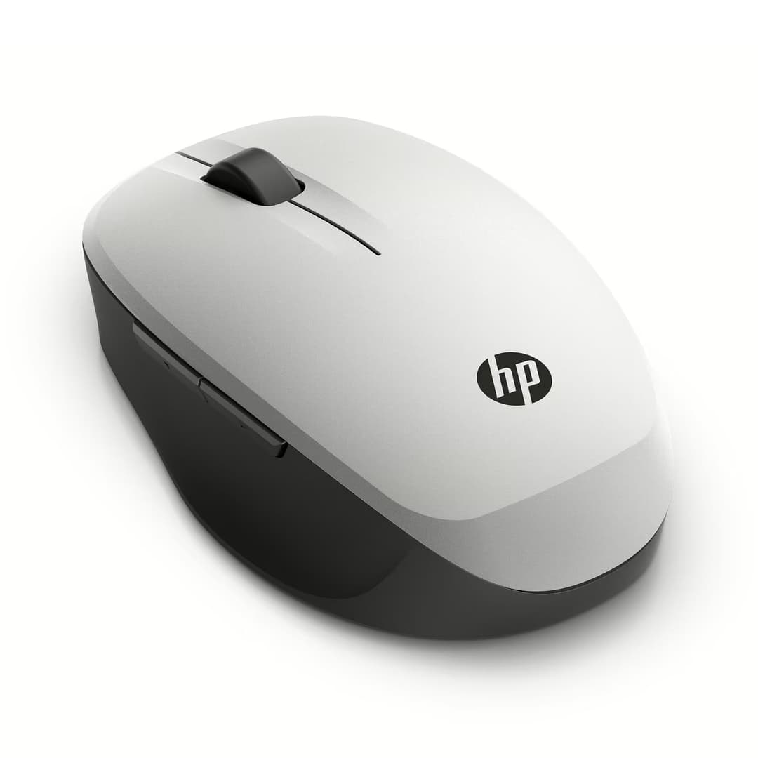 HP 300 Dual Mode Wireless Mouse - Silver - Image 2