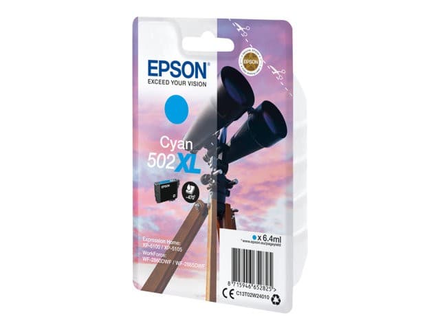 Epson 502XL - high capacity - cyan - original - ink cartridge - Image 3