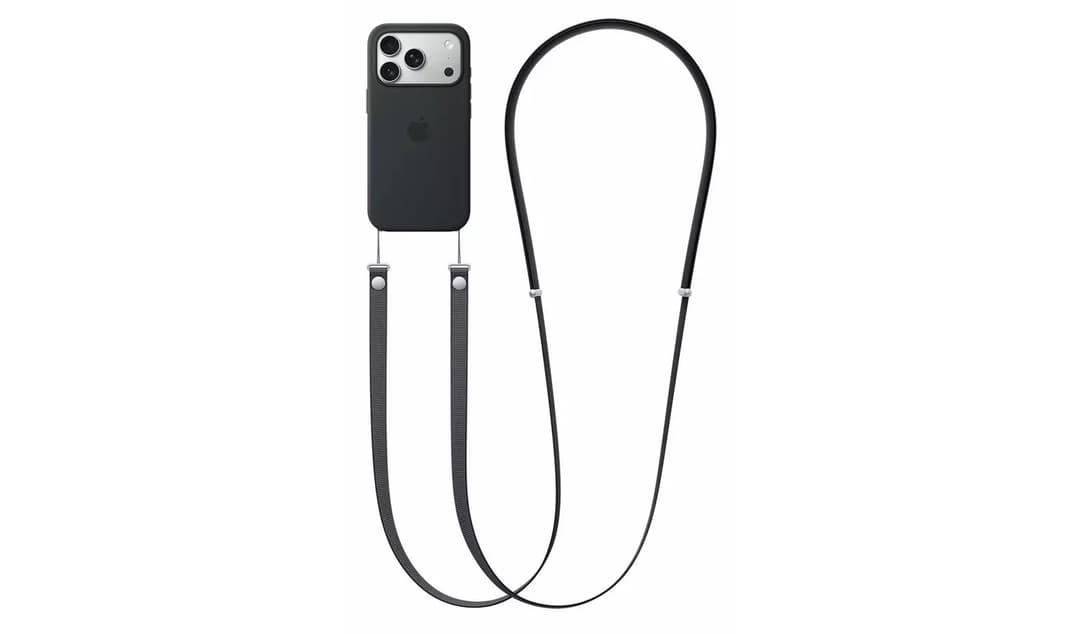 Apple Crossbody Strap - Black - Image 2