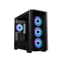 ASUS A23 PLUS RGB Tempered Glass Micro ATX Gaming Case - Black thumbnail 1