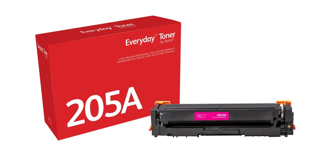 Everyday™ Magenta Toner by Xerox compatible with HP 205A (CF533A), Standard capacity (900 Pages) - Image 1