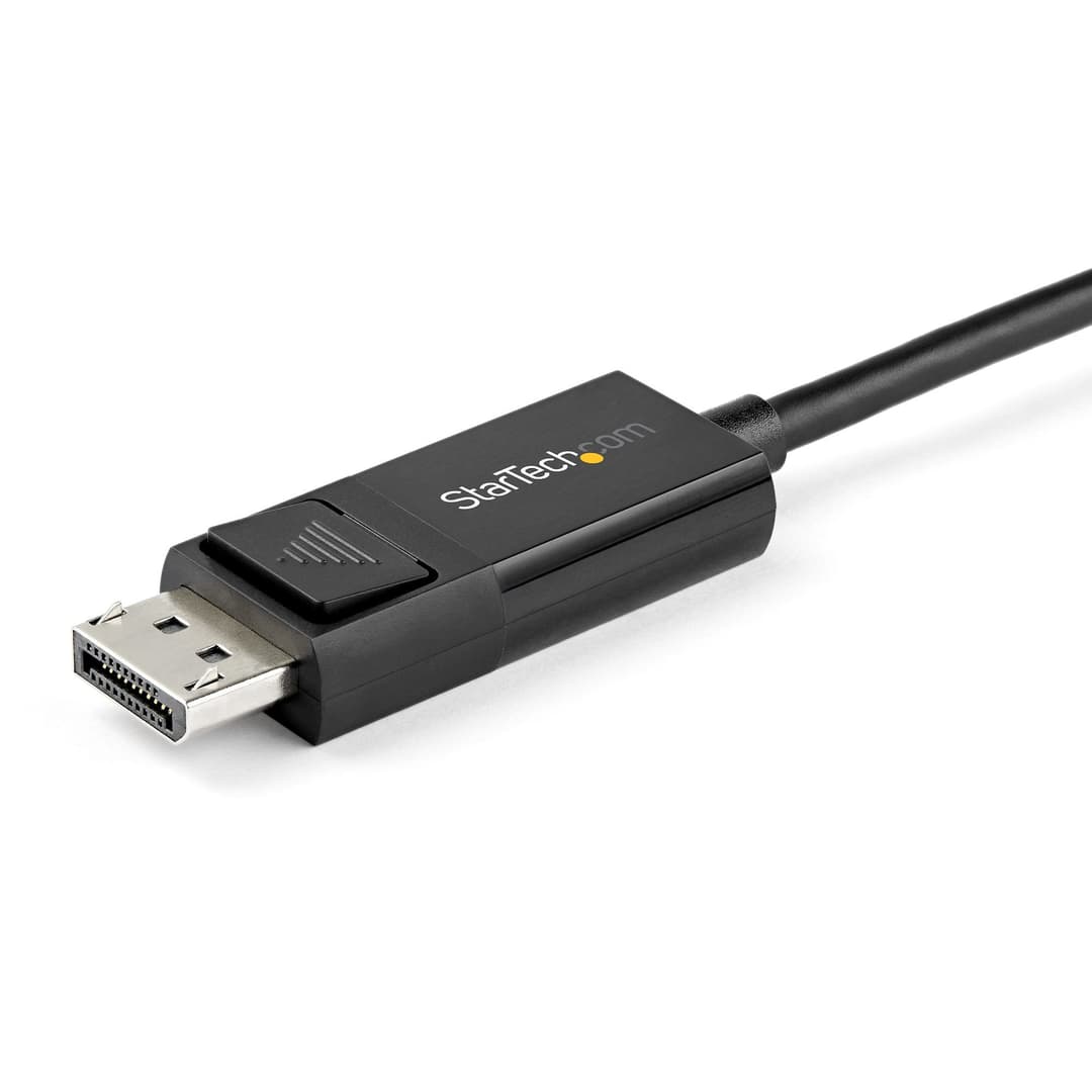 StarTech.com 3.3ft (1m) USB C to DisplayPort 1.4 Cable 8K 60Hz/4K - Bidirectional DP to USB-C or USB-C to DP Reversible Video Adapter Cable -HBR3/HDR/DSC - USB Type-C/Thunderbolt Monitor Cable - Image 2