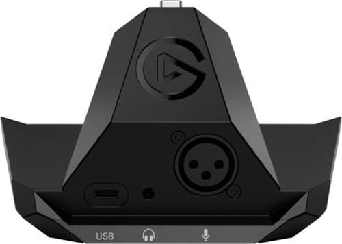 Elgato - XLR Dock – For Stream Deck +, XLR/USB Microphone Interface and Customizable Audio Mixer - Black - Image 1