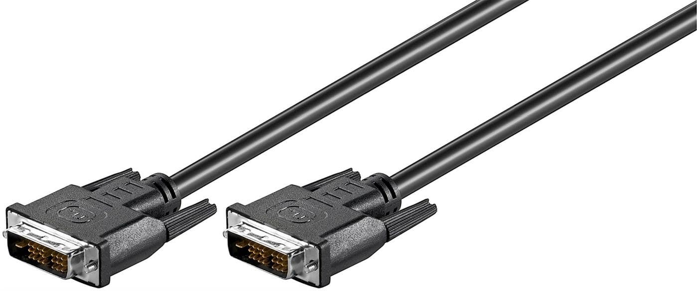 Microconnect Full HD DVI-D (18+1) Single Link Cable Black - 1m