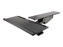 StarTech.com Under Desk Keyboard Tray, Full Motion & Height Adjustable Keyboard and Mouse Tray, 10" x 26" Platform, Ergonomic Sliding Computer Keyboard Holder with Mouse Pad & Wrist Rest - Desk Mount Keyboard Tray - keyboard/mouse tray thumbnail 1