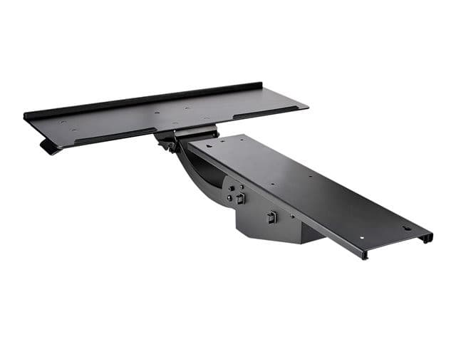 StarTech.com Under Desk Keyboard Tray, Full Motion & Height Adjustable Keyboard and Mouse Tray, 10" x 26" Platform, Ergonomic Sliding Computer Keyboard Holder with Mouse Pad & Wrist Rest - Desk Mount Keyboard Tray - keyboard/mouse tray - Image 4