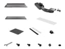 StarTech.com Under Desk Keyboard Tray, Full Motion & Height Adjustable Keyboard and Mouse Tray, 10" x 26" Platform, Ergonomic Sliding Computer Keyboard Holder with Mouse Pad & Wrist Rest - Desk Mount Keyboard Tray - keyboard/mouse tray thumbnail 6