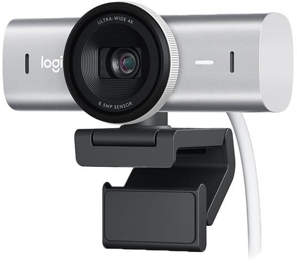 Logitech MX Brio 4K Webcam Pale Grey - Image 1