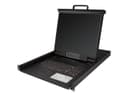 StarTech.com 8 Port Rackmount KVM Console with 6ft Cables, Integrated KVM Switch with 19" LCD Monitor, Fully Featured 1U LCD KVM Drawer- OSD KVM, Durable 50,000 MTBF, USB + VGA Support - 19in. LCD KVM Console (RKCONS1908K) - KVM console - 19" thumbnail 1